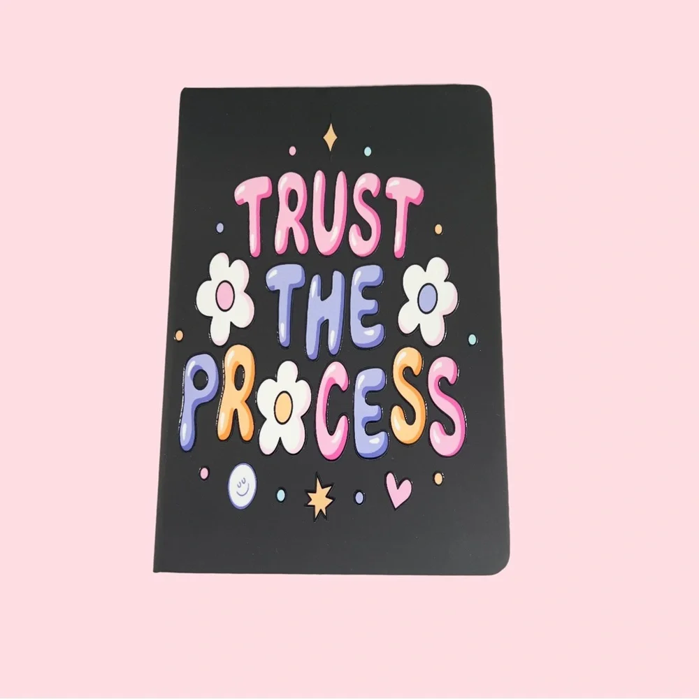 Trust The Process Journal | Affirmation Notebook | Motivational Self Care Diary